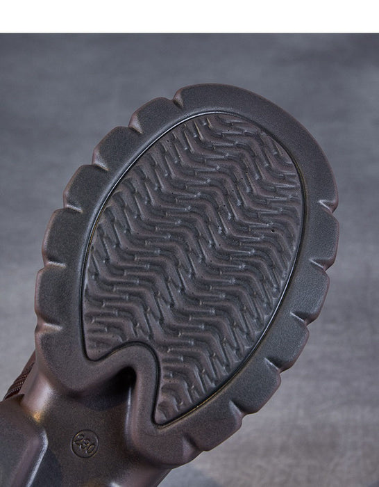 Winter Autumn Waterproof Comfortable Leather Platform Boots