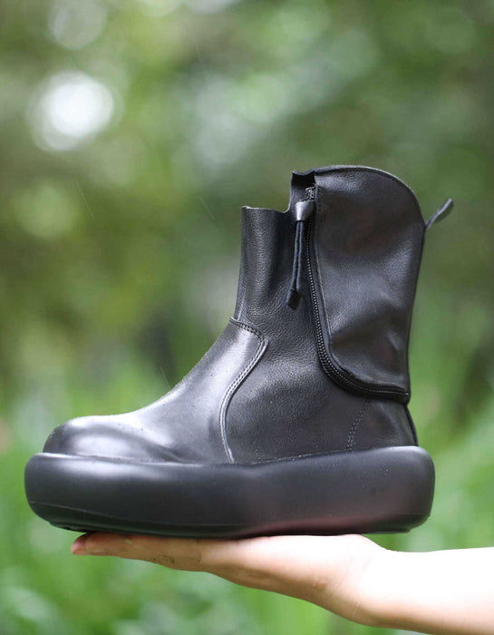 Bottes rétro imperméables à plateforme pour femmes