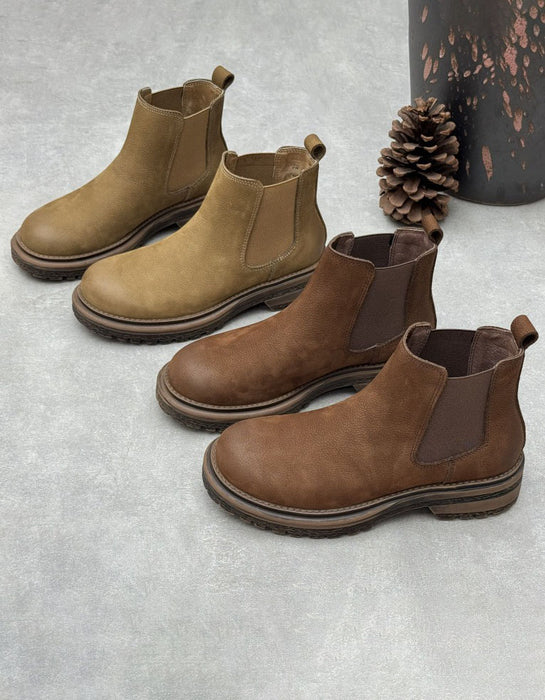 Winter Autumn Waterproof Handmade Women's Chelsea Boots