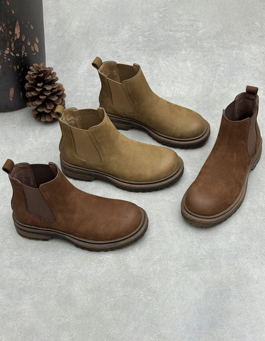 Winter Autumn Waterproof Handmade Women's Chelsea Boots