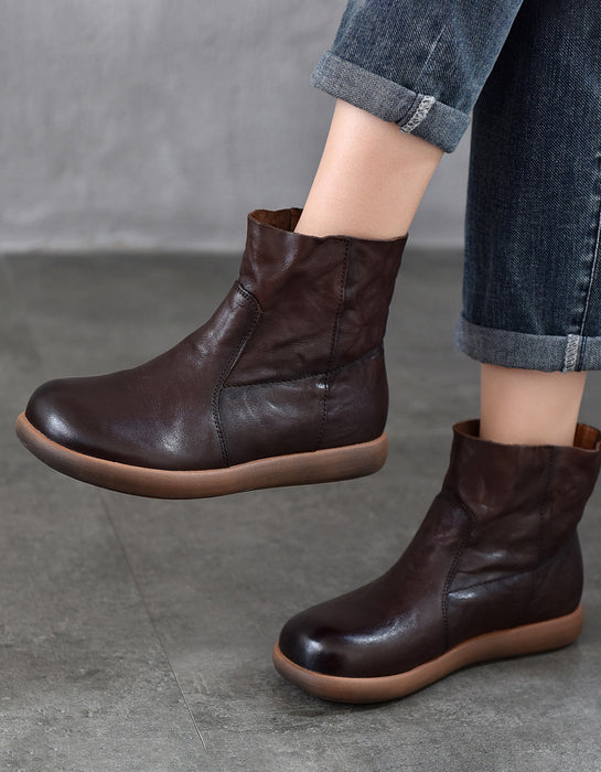 Winter Comfort Round Toe Women's Boots