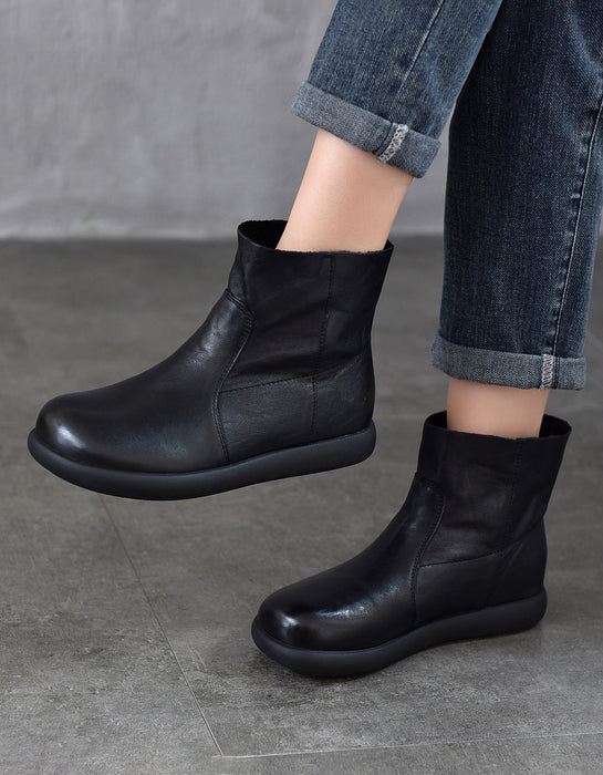 Winter Comfort Round Toe Women's Boots