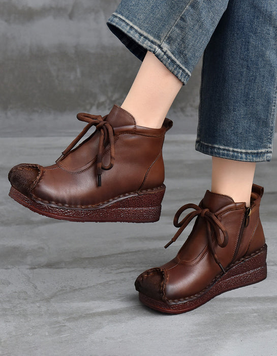 Winter Comfortable Soles Handmade Retro Boots