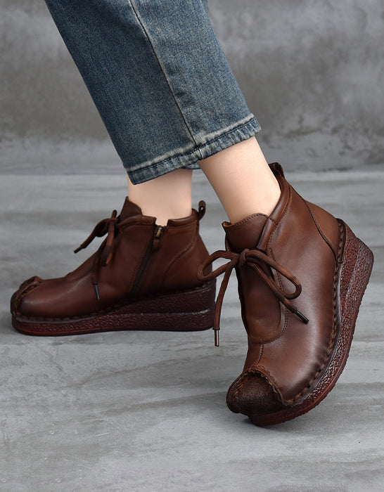 Winter Comfortable Soles Handmade Retro Boots