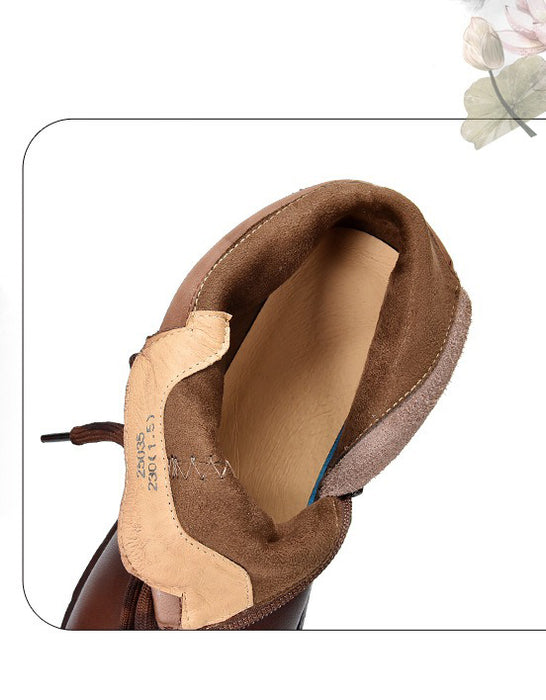Winter Comfortable Soles Handmade Retro Boots