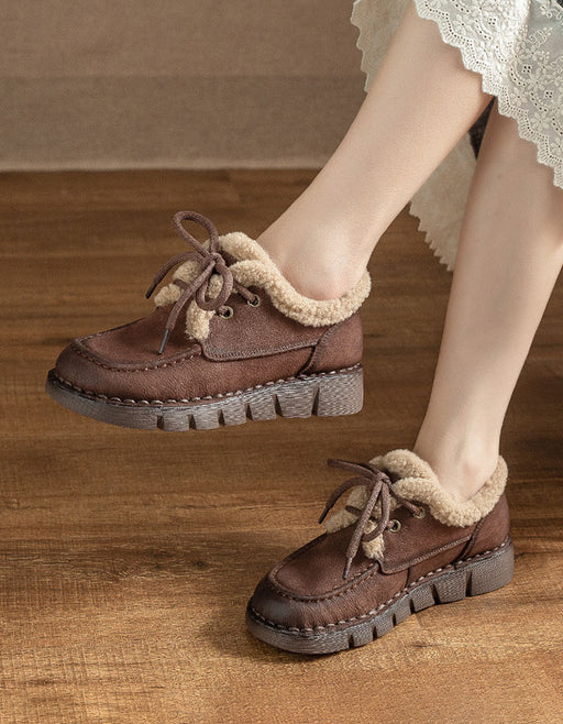 Winter Warm Fleece-lined Round-toe Snow Boots Jan Shoe Collection 2026 83.00