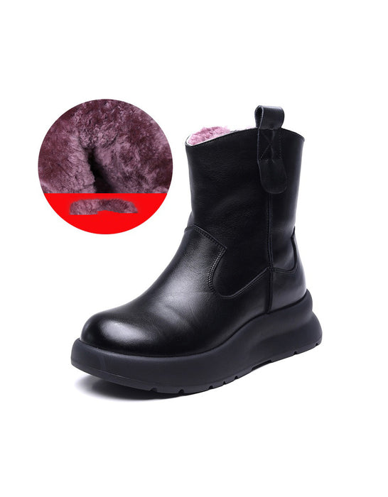 Winter Waterproof Comfortable Snow Boots with fur