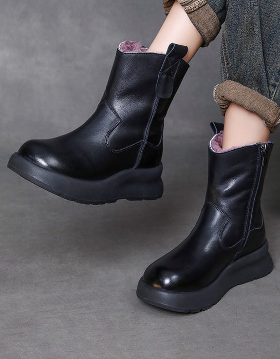 Winter Waterproof Comfortable Snow Boots with fur