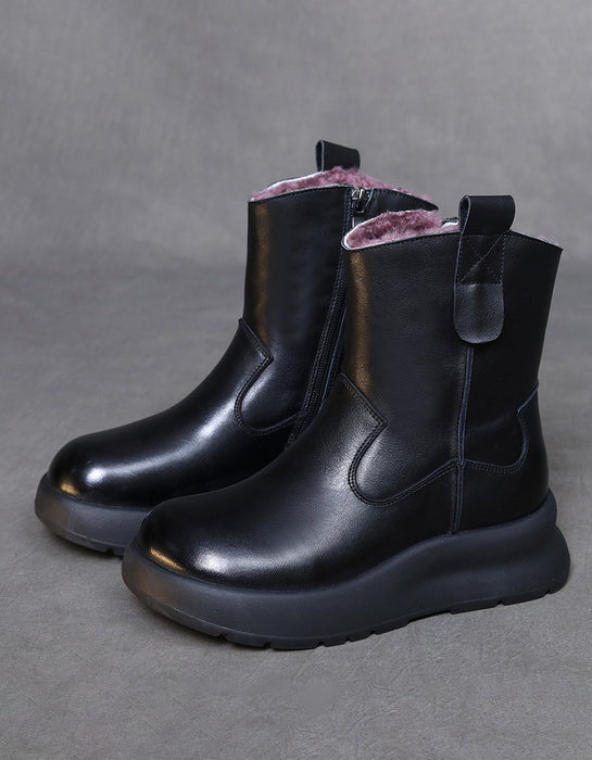 Winter Waterproof Comfortable Snow Boots with fur