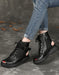 Buckle Retro Leather Open Toe Summer Boots April Shoes Collection 2026 89.90
