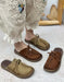 Women's Bow-Tie Handmade Soft-Soled Mule Slippers Obiono Shoes Aug New In 2026, 81.50