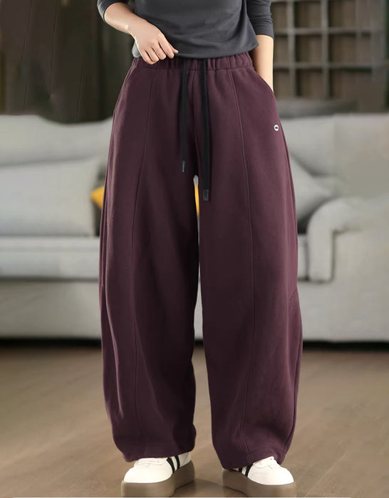 Women's Casual  Loose-fitting Cotton Sweatpants Yellow Feb New In 2026 47.00
