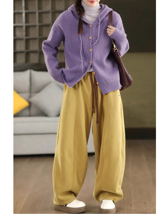 Women's Casual  Loose-fitting Cotton Sweatpants  Feb New In 2026 47.00