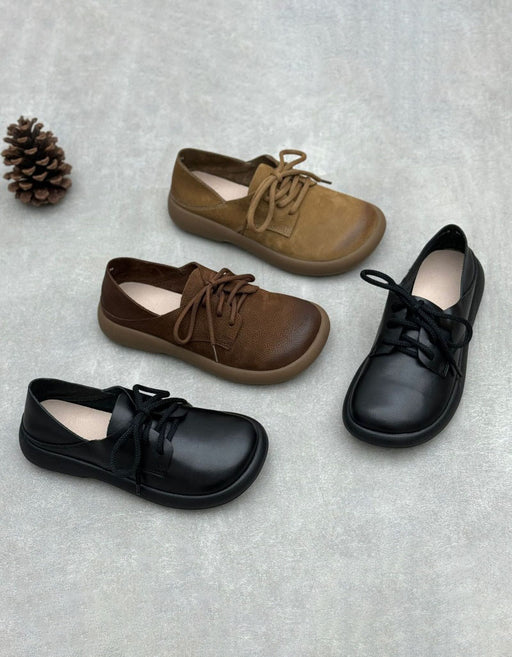 Women's Comfortable Casual Wide Toe Box Retro Flat Shoes, Obiono Sep Shoes Collection 2026, 80.77