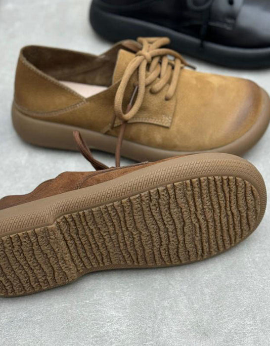 Women's Comfortable Casual Wide Toe Box Retro Flat Shoes, Obiono Sep Shoes Collection 2026, 80.77