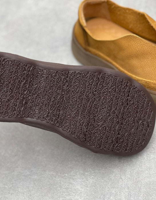 Women's Comfortable Round Toe Handmade Retro Flat Shoes, Obiono Sep Shoes Collection 2026, 79.99