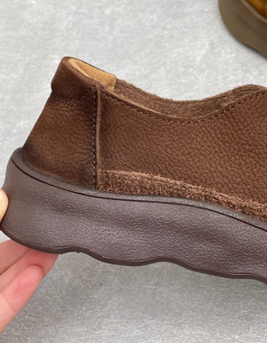Women's Comfortable Round Toe Handmade Retro Flat Shoes, Obiono Sep Shoes Collection 2026, 79.99
