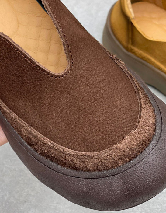 Women's Comfortable Round Toe Handmade Retro Flat Shoes, Obiono Sep Shoes Collection 2026, 79.99