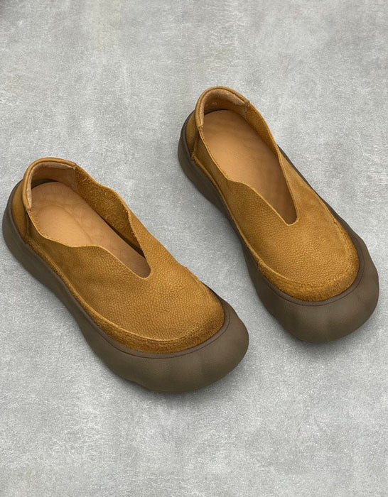 Women's Comfortable Round Toe Handmade Retro Flat Shoes, Obiono Sep Shoes Collection 2026, 79.99