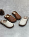 Women's Comfortable Soft Leather Wide Toe Box Slipper, Obiono Sep Shoes Collection 2026, 82.77