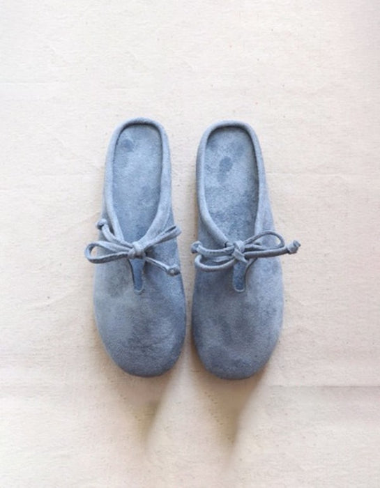 [Clearance]Women's Comfortable Suede Flat Slippers