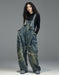 Women's Plus Size Patch Style Loose Denim Jumpsuit, Buykud Jumpsuits