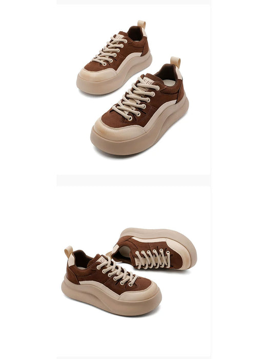 Women's Round Toe Comfortable Soft Soles Chunky Sneakers Obiono Aug Shoes Collection 2026 87.00