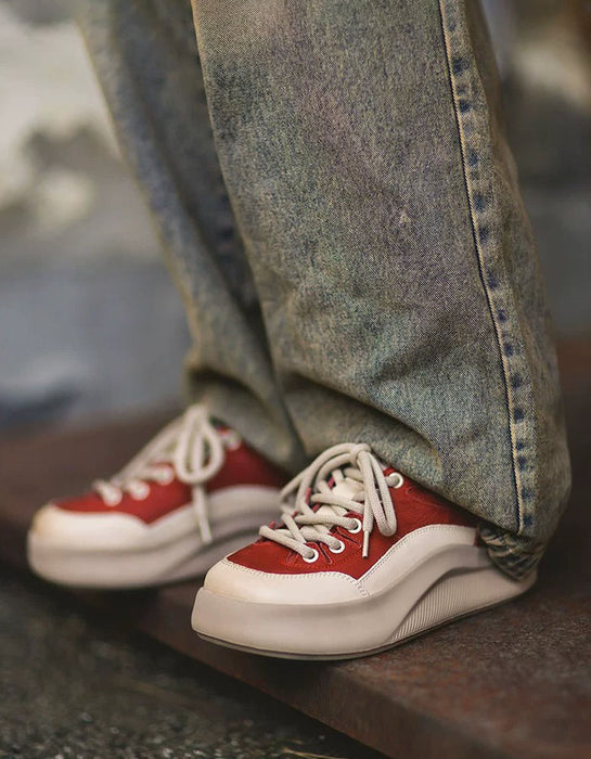 Women's Round Toe Comfortable Soft Soles Chunky Sneakers Obiono Aug Shoes Collection 2026 87.00