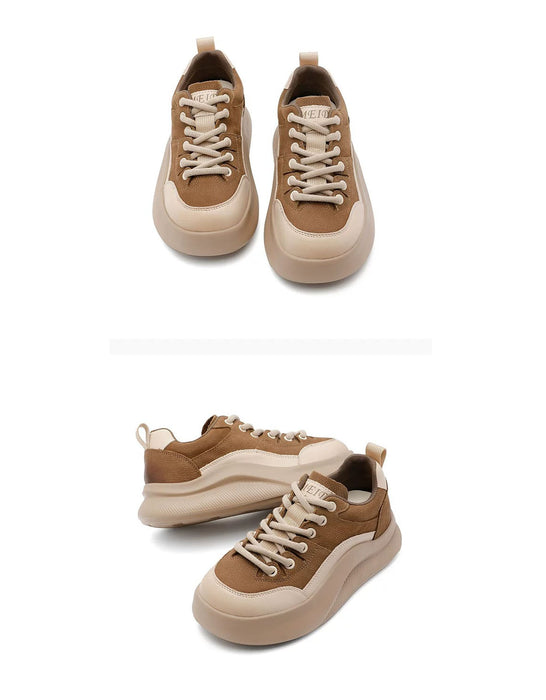 Women's Round Toe Comfortable Soft Soles Chunky Sneakers Obiono Aug Shoes Collection 2026 87.00