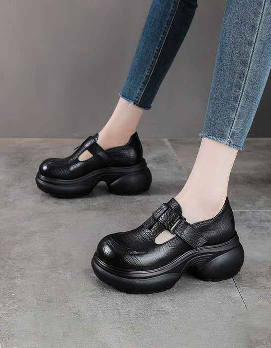 Obiono shoes, Women's Round Toe Comfortable T-strap Platform Shoes, Sep Shoes Collection 2026, 87.79