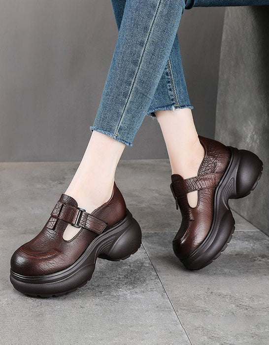 Obiono shoes, Women's Round Toe Comfortable T-strap Platform Shoes, Sep Shoes Collection 2026, 87.79
