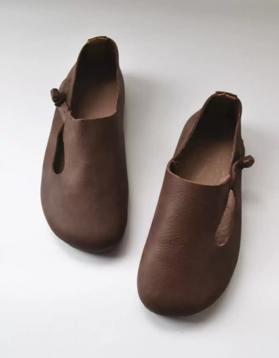 Women's Soft Soles Side Buckle Comfortable Flats Obiono Shoes Aug Shoes Collection 2026 79.00