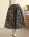 Women's Summer Linen Floral Skirt Buykud skirt March Shoes Collection 2026 45.00