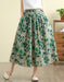 Women's Summer Linen Floral Skirt Buykud skirt March Shoes Collection 2026 45.00