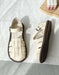Woven Leather Comfortable Flat Sandals May Shoes Collection 2023 75.70