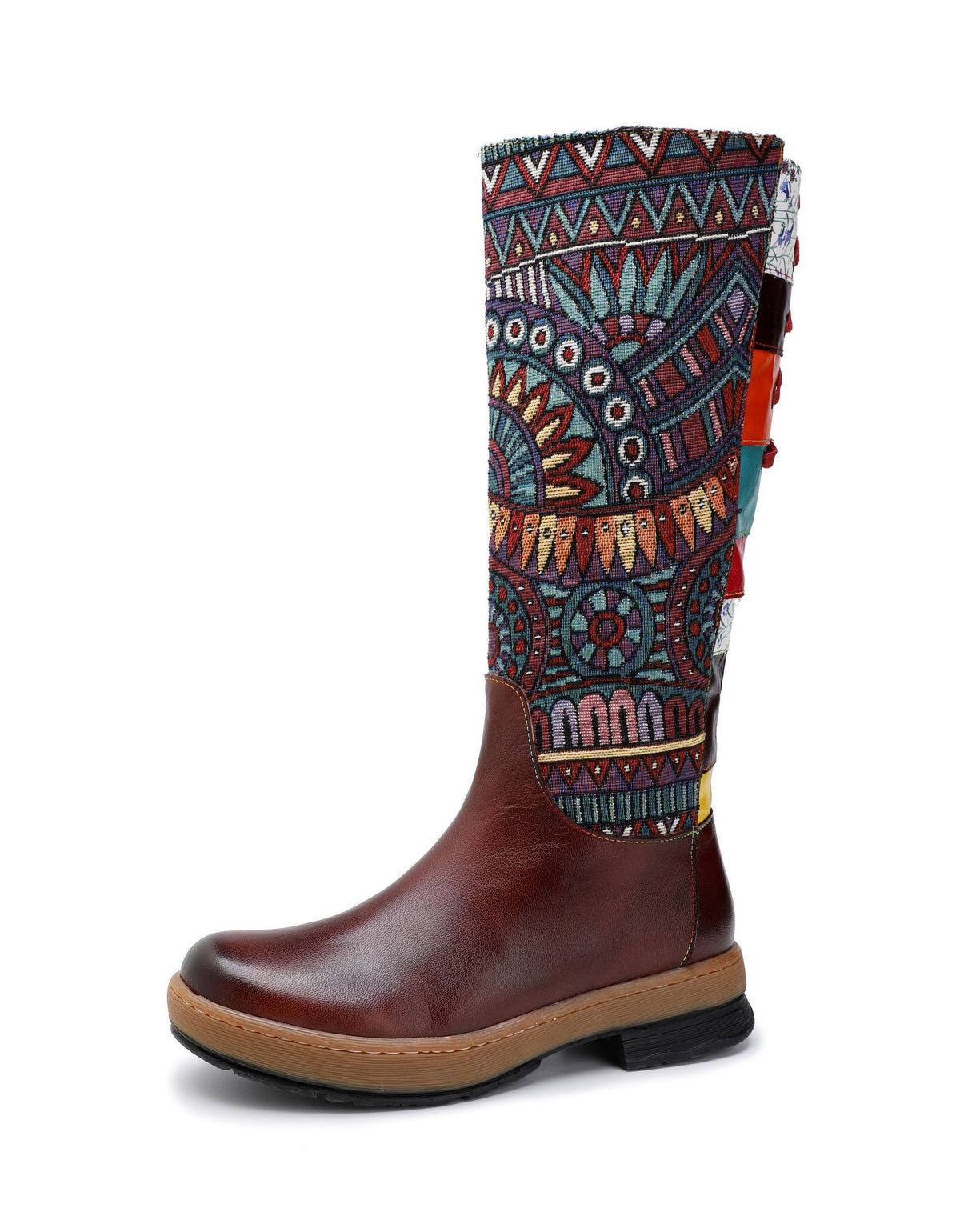 Fashion Handmade Leather Exotic Vintage Women's Boots 36-42