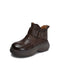 Autumn Winter Round Toe Ankle Buckle Platform Boots, Obiono Oct shoes collection 2026, 93.90