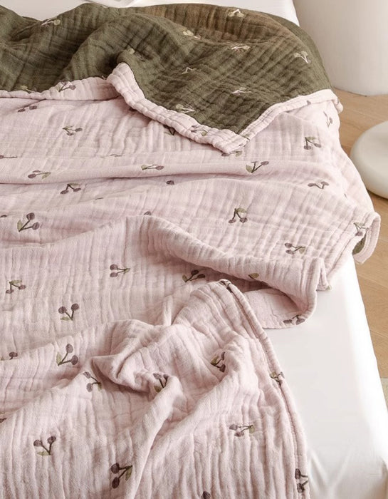 Ultra-soft Pure Cotton Sofa Towel Bed Blanket