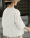 Summer Embroidered Round Neck Linen Shirt for Women May New In 2026 54.00