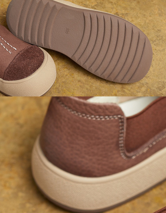 Spring Handmade Round Toe Slip-on Casual Flat Shoes Details Feb Shoe Collection 2026 79.70