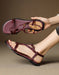Summer Pony Hair Open Toe Strappy Flat Sandals Obiono July Shoes Collection 202694.00