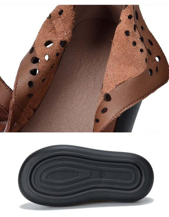 Summer Hollow Wide Toe Box Platform Boots Sandals April Shoes Collection 2026 88.80