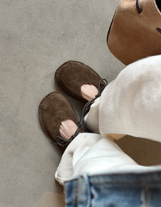 Spring Summer Comfort Suede Mules Slippers