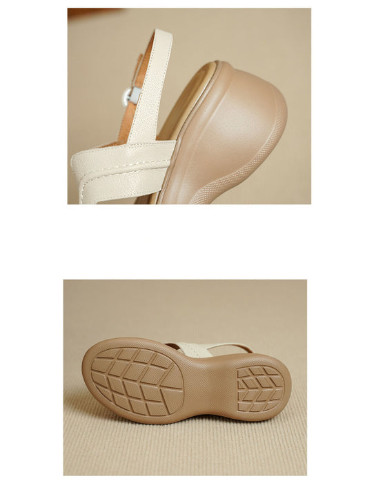 Summer Soft Sole Open Toe Wedge Sandals Slingback July Shoes Collection 2026 98.00