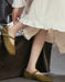 Handmade Leather Woven Ankle Strap Flat Pumps Mary Janes Shoes Obiono July Shoes Collection 2026 88.00