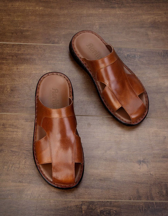 Summer Handmade Close Toe Slippers for Men June Shoes Collection 2026 139.00