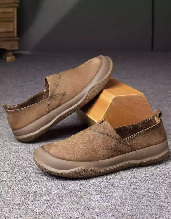 Spring Comfortable Slip-On Wide Toe Box Shoes for Men Khaki (Size 35-Size45)Feb Shoe Collection 2026 101.00