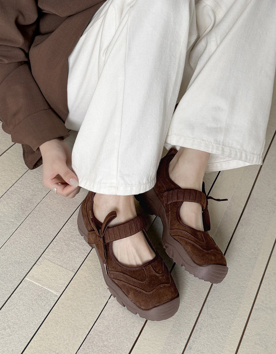 Genuine Leather Bowknot Platform Mary Jane Shoes Sneakers Sandals Feb Shoe Collection 2026 118.80