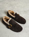 Belt Buckle Round-toe Lambswool Winter Clogs (Size 34-Size42) March Shoes Collection 2026 98.00