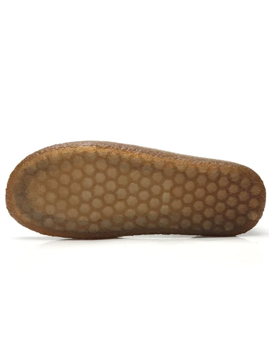 Handmade Leather Open Toe Simple Flats